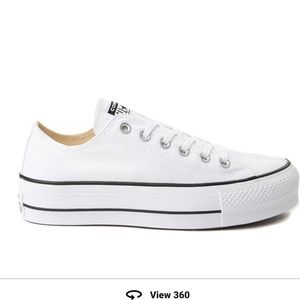 Converse Chuck Taylor All White Platform Size 9
